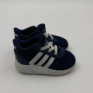 Adidas baby Dark Blue Sneakers with White Stripes- size 4